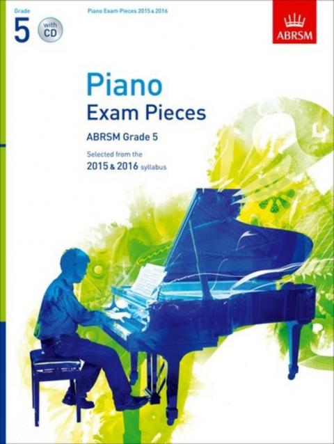 Abrsm Piano Exam Pieces 2015-2016 Gr 5 Bk/cd