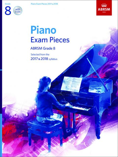 Abrsm Piano Exam Pieces 2017-2018 Gr 8 Bk/cd