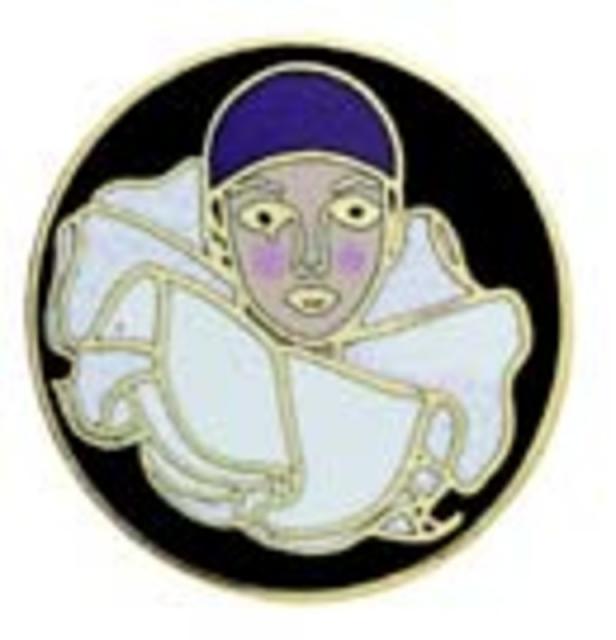 Mini Pin Pierrot Clown