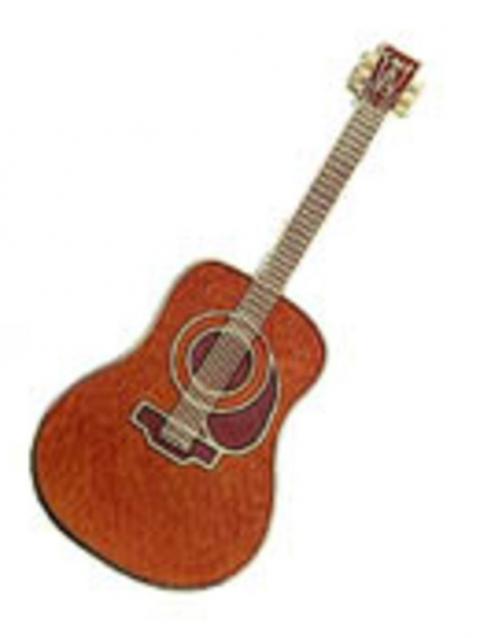 Mini Pin Martin D45 Guitar