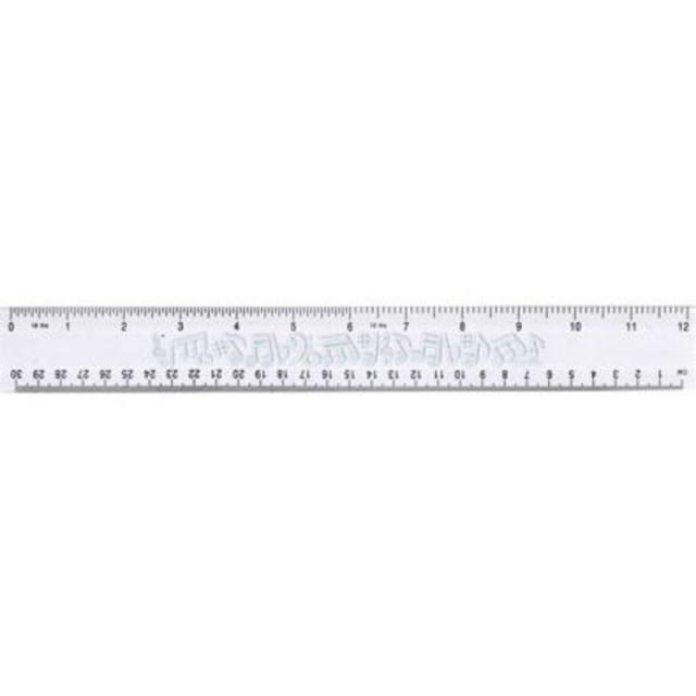 Flexible Ruler 12" Clear