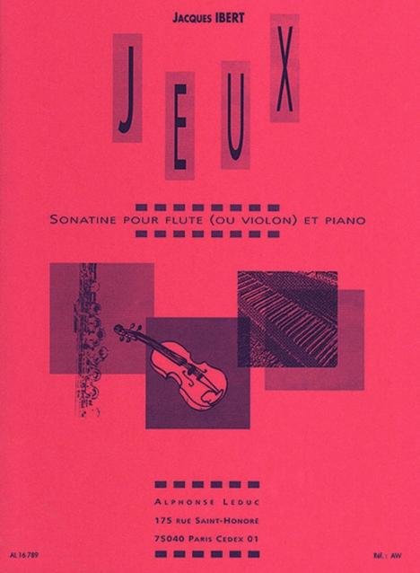 Jeux Sonatine Flute/violin