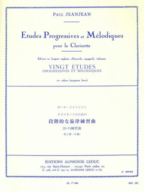 20 Easy Progressive And Melodic Studies Vol 2 Cla