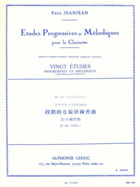 20 Easy Progressive And Melodic Studies Vol 3 Cla