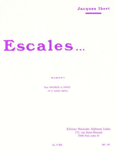 Escales Oboe/piano