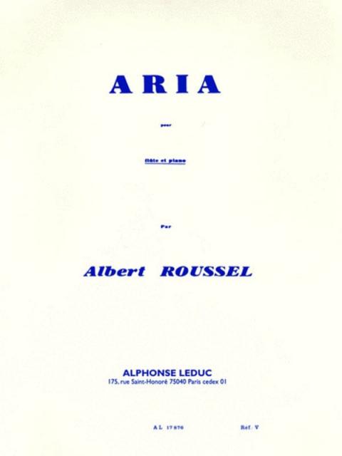 Aria For Flute And Piano