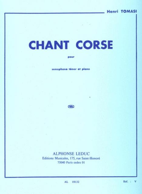 Chant Corse Tenor Sax/piano