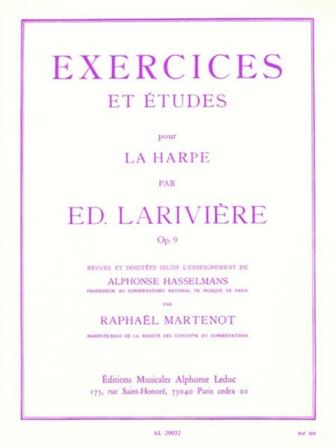 Exercises And Studies Op 9 Harp