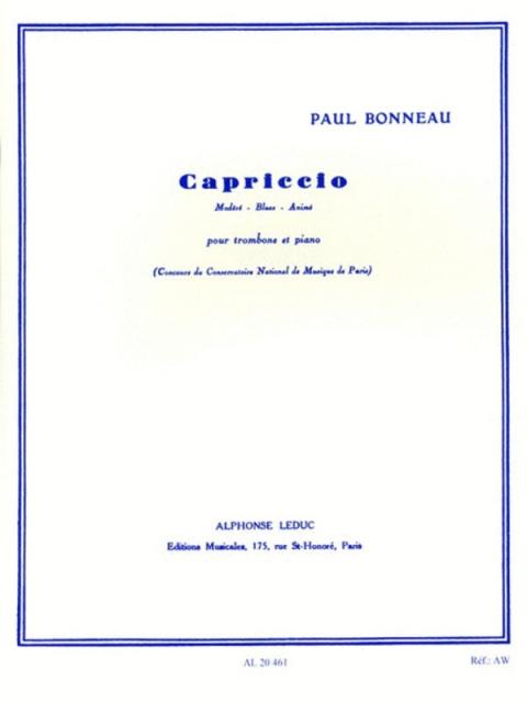 Bonneau Capriccio Tbn/pf