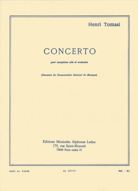 Concerto Alto Saxophone And Piano