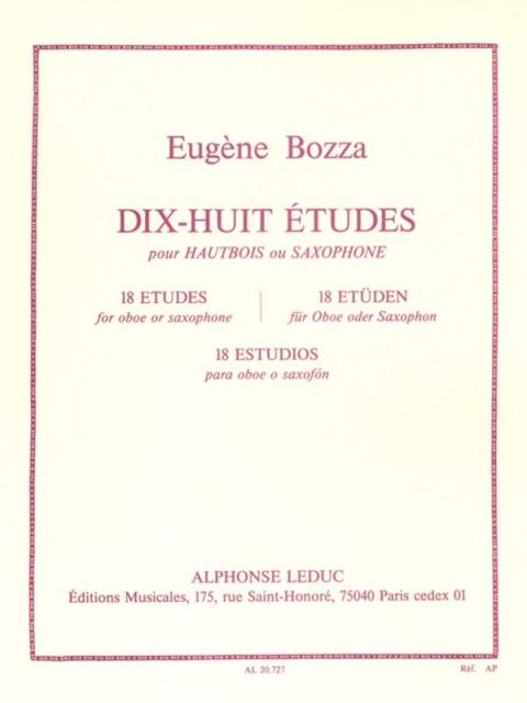 18 Etudes For Oboe