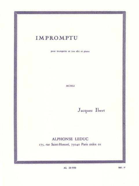 Impromptu For Trumpet And Piano