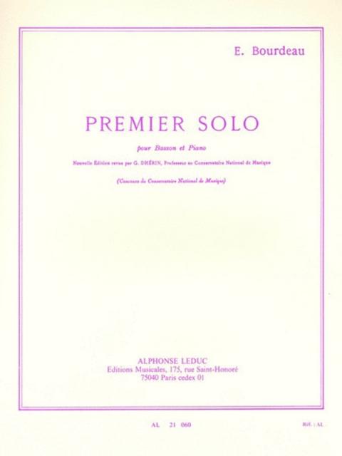 Premier Solo For Bassoon And Piano