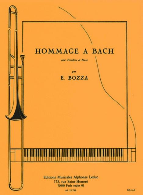 Hommage A Bach Trb/piano