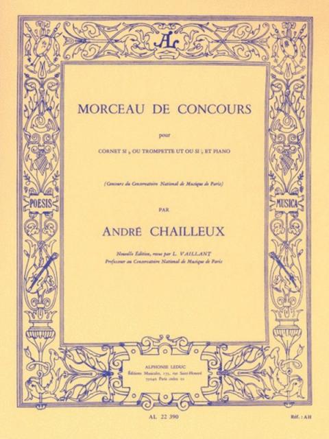 Morceau De Concours Trumpet/piano