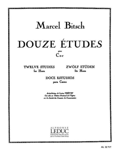 BITSCH - 12 STUDIES FOR HORN