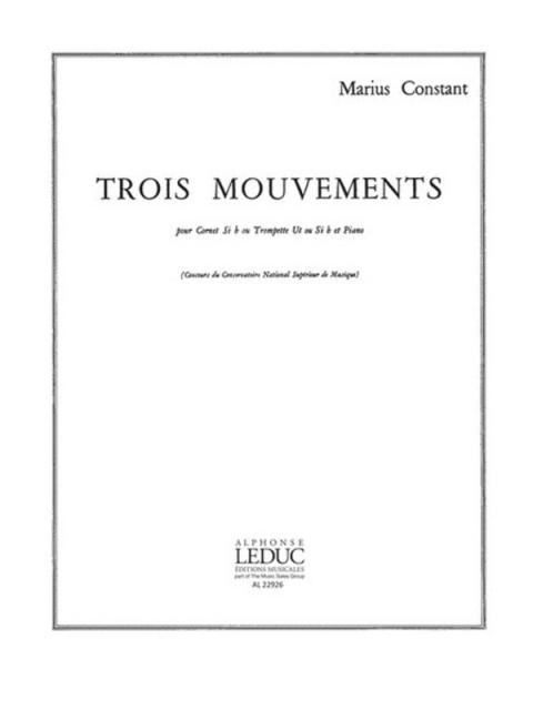 Trois Mouvements Trumpet And Piano