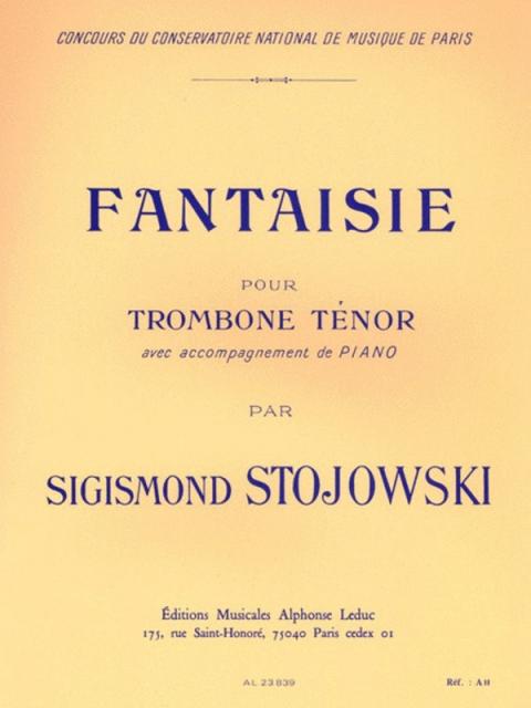 Fantaisie Op 38 Bass Trombone/piano