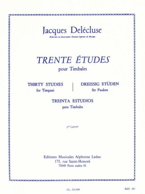 30 Studies For Timpani Volume 2