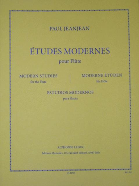 Etudes Modernes For Flute