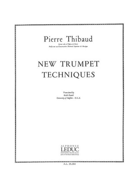 New Trumpet Techniques Solos Book