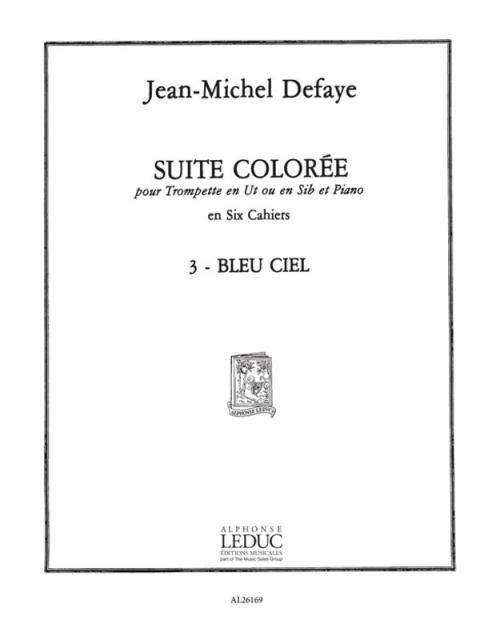 Suite Coloree No 3 Bleu Ciel Trumpet/piano