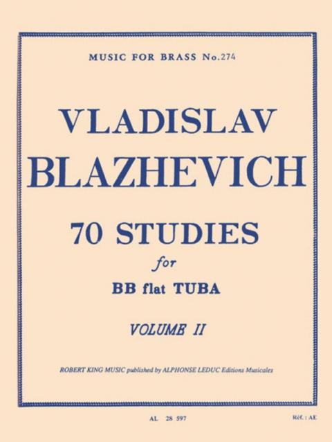 70 Studies For Tuba Volume 2