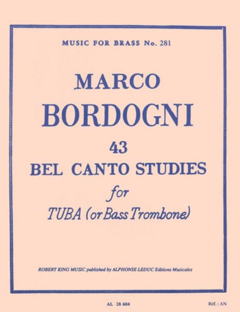 43 Belcanto Studies Bass Tombone