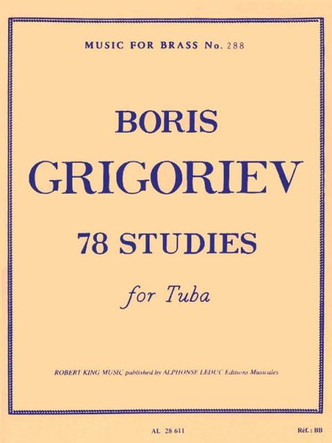 Grigoriev - 78 Studies For Tuba