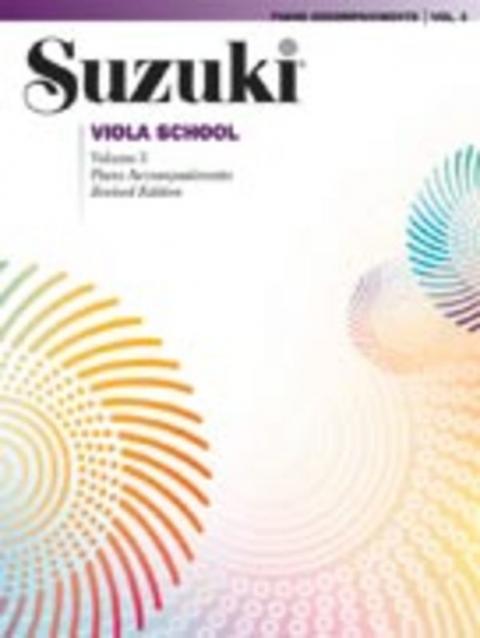 SUZUKI VIOLA SCHOOL VOL 3 PIANO ACCOMPANIMENT