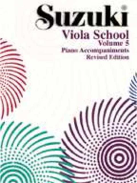 SUZUKI VIOLA SCHOOL VOL 5 PIANO ACCOMPANIMENT