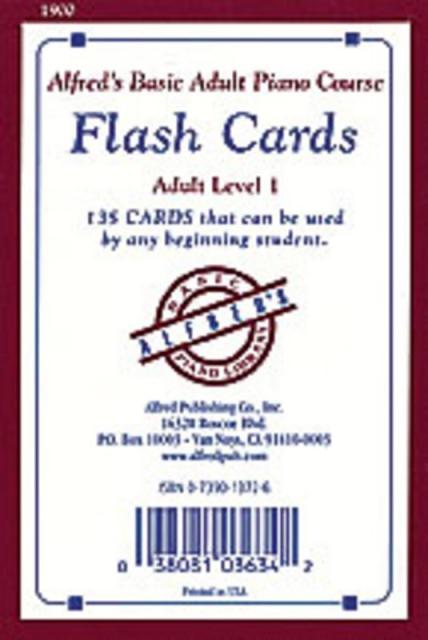 AB ADULT PIANO COURSE FLASH CARDS LEV 1