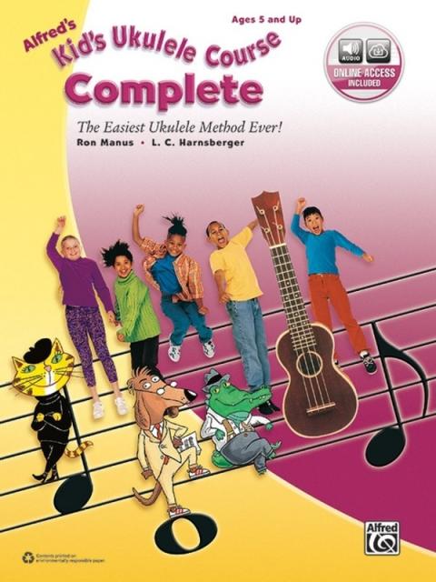 ALFREDS KIDS UKULELE COURSE COMPLETE BK/OLA