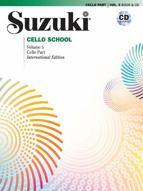 Suzuki Cello School Vol 5 Bk/cd