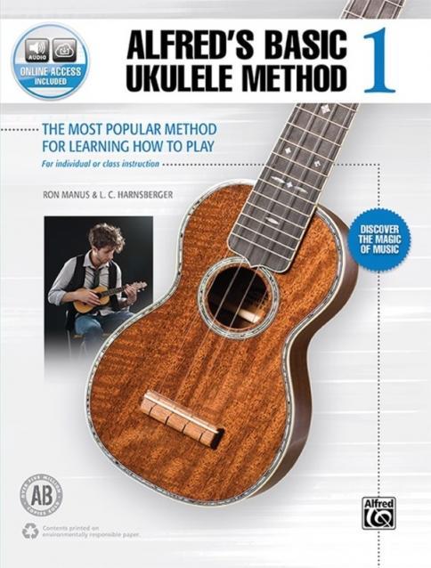 ALFREDS BASIC UKULELE METHOD 1 BK/OLA