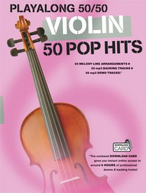 Playalong 50/50 Violin Bk/dl