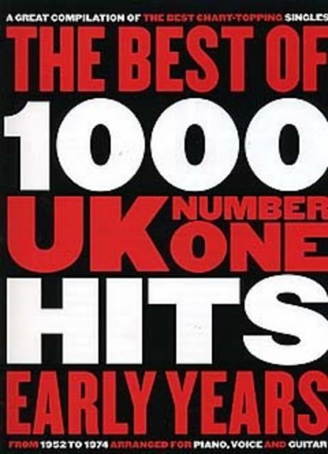 Best Of 1000 Uk No 1 Hits Early Years  1952-74 Pvg