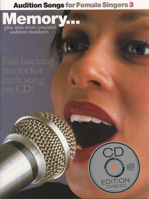 Audition Songs Female 3 Bk/cd