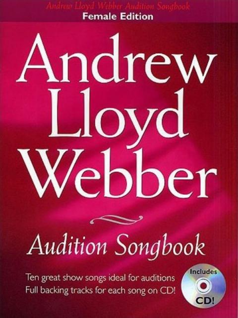 Audition Songs Webber Female Pvg Bk/cd