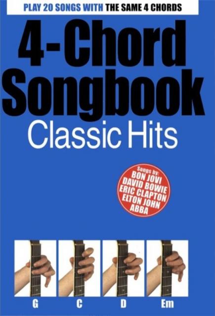 4 Chord Songbook Classic Hits Gtr Bk