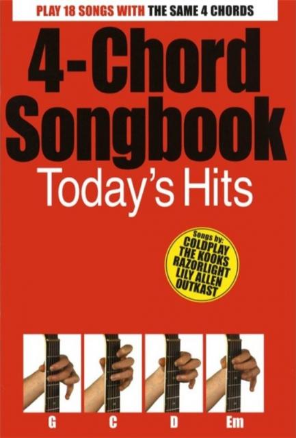 4 Chord Songbook Todays Hits Gtr Bk