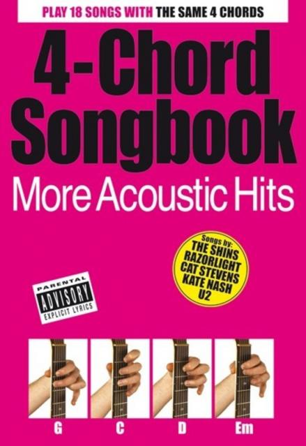 4 Chord Songbook More Acoustc Hts Lc Bk