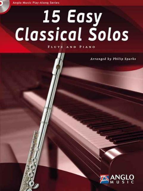 15 Easy Classical Solos Flute Bk/cd