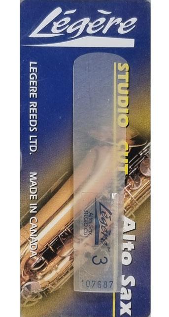 Legere Studio Cut Alto Sax Reed Strength 3 1/2 (In Old Packaging)