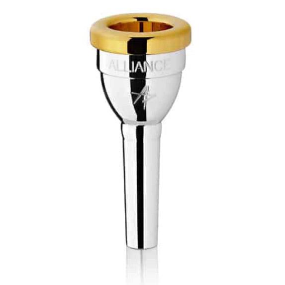 Alliance Prestige Tenor Horn Mouthpiece (Gold Plated Rim & Cup)