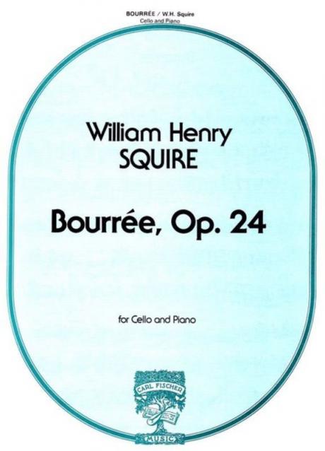 Squire - Bourree Op 24 Cello/piano