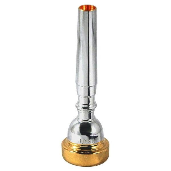 Bach Trumpet Classic Mouthpiece – Silver Plated with Gold Plated Rim