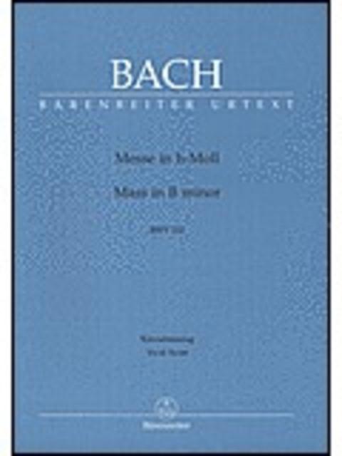 Bach - Mass B Min Bwv 232 Vocal Score