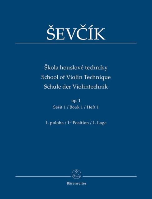 School Of Violin Technique Op 1 Bk 1