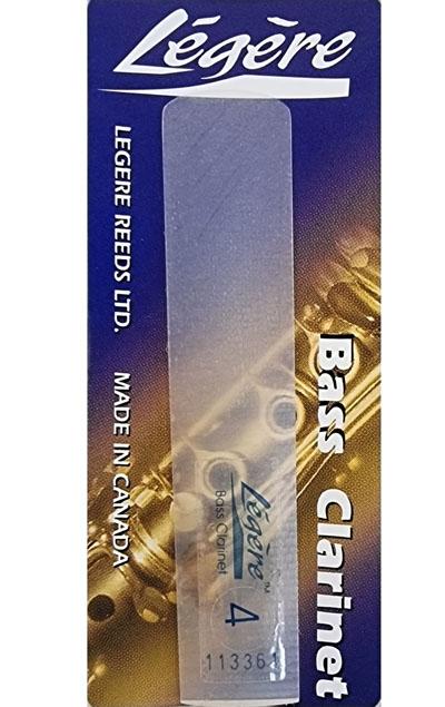 Légère Classic Bass Clarinet Reed Strength 4 (In Old Packaging)